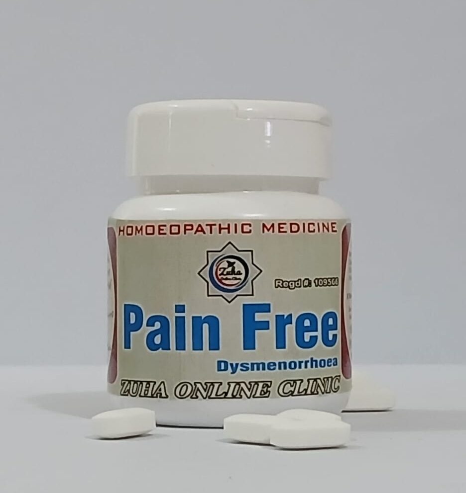 Zuha Naturals Pain Free – Natural Period Pain and Menstrual Cramp Relief